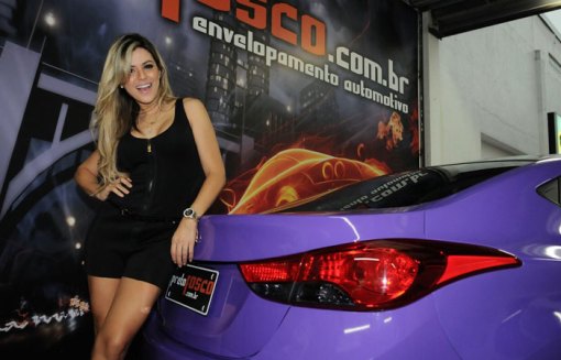 Tânia Oliveira na inauguração da loja Preto Fosco Osasco (Foto: Francisco Cepeda/Ag News